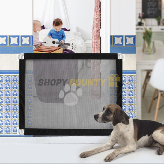 (Last Day Promotion-50% Off)Portable Pets & Kids Safety Door Guard Full